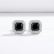 Lia black Stud Earrings