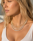 Portier Classic Gold Tennis Necklace
