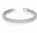 Portier Heart Tennis Bracelet