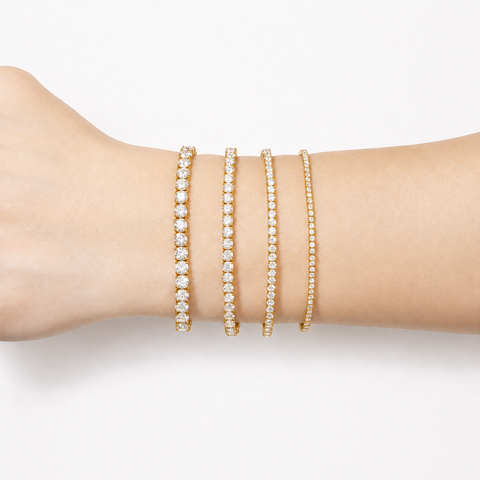 Portier Classic Gold Tennis Bracelet