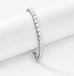 Portier Heart Tennis Bracelet