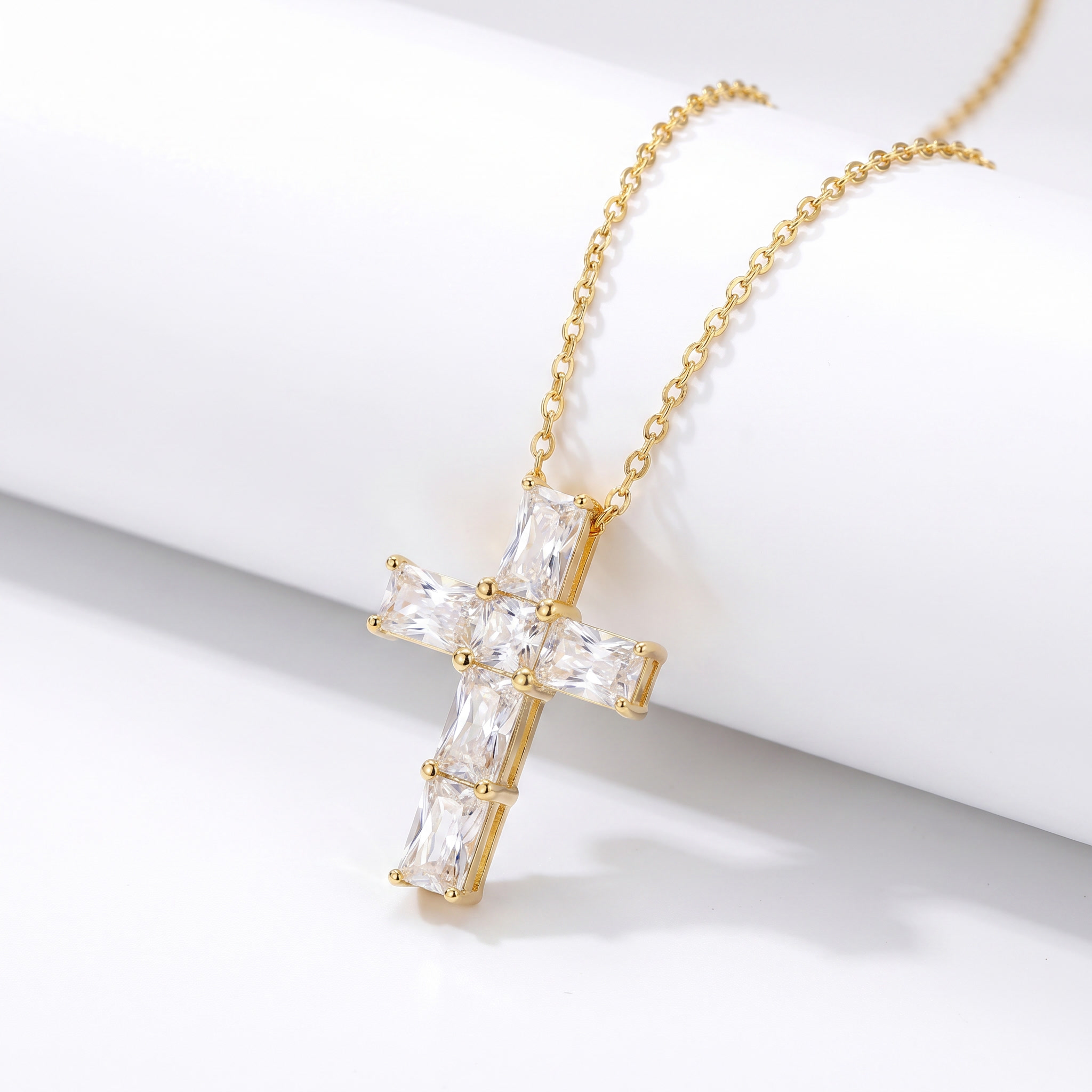 Monaco Cross Necklace